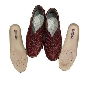 Pikolinos Sandra “Brandy” Leather Flats – Size 6 | Handcrafted Comfort & Style
